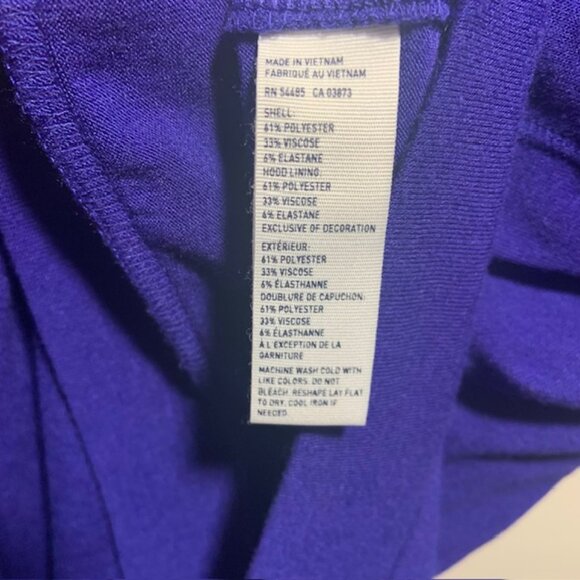 American Eagle Comfy Soft Light Weight Athleisure Royal Blue Hoodie - Size L/XL - Picture 5 of 6